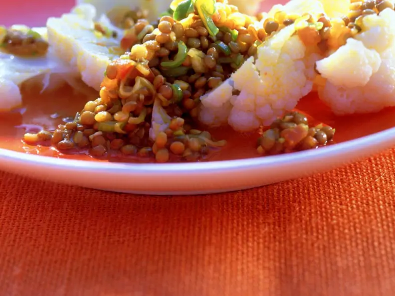 Blumenkohl-Linsen-Salat
