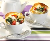 Pfannkuchen-Mangold-Gratin
