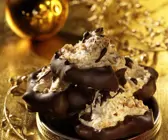 Kokosmakronen mit Schokolade