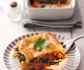 Kürbis-Spinat-Lasagne