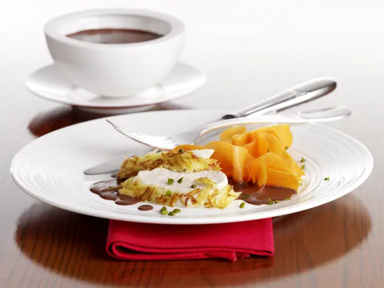 Hähnchenbrustfilet im Kartoffelmantel