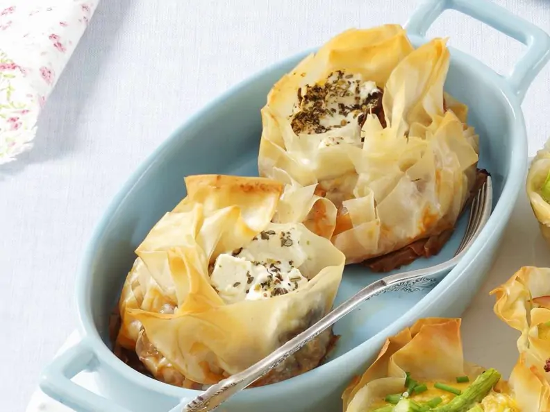Käse-Auberginentörtchen