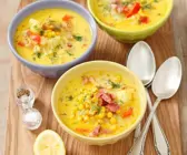 Amerikanische Maissuppe