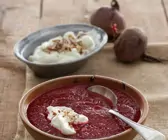 Rote Bete-Blaukrautsuppe