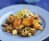 Fisch mit Bohnen
