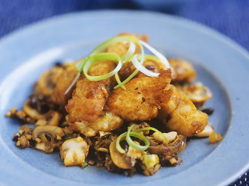 Fisch mit Bohnen