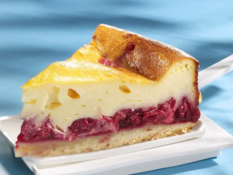 Käse-Kirschkuchen