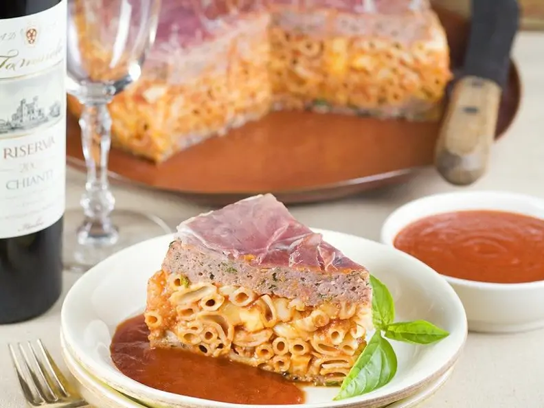 Nudelauflauf mit Tomaten