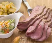 Roastbeer mit Kartoffeln