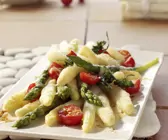 Spargelgratin mit Gnocchi