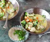 Grünes Curry mit Kokosmilch