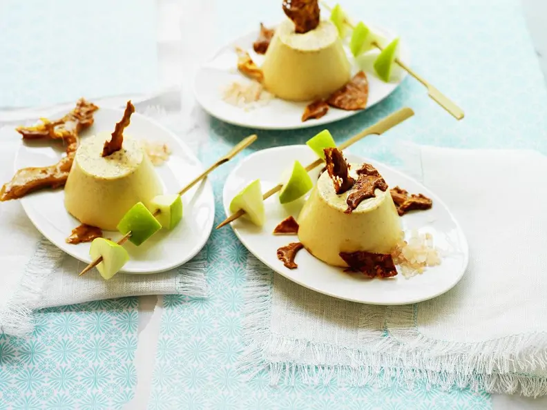 Herbstliches Panna Cotta