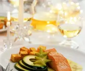 Lachs mit Sahnesauce