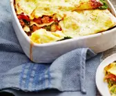 Lasagne mit italienischer Wurst und Grünkohl