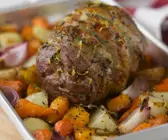 Rinderbraten mit Gemüse