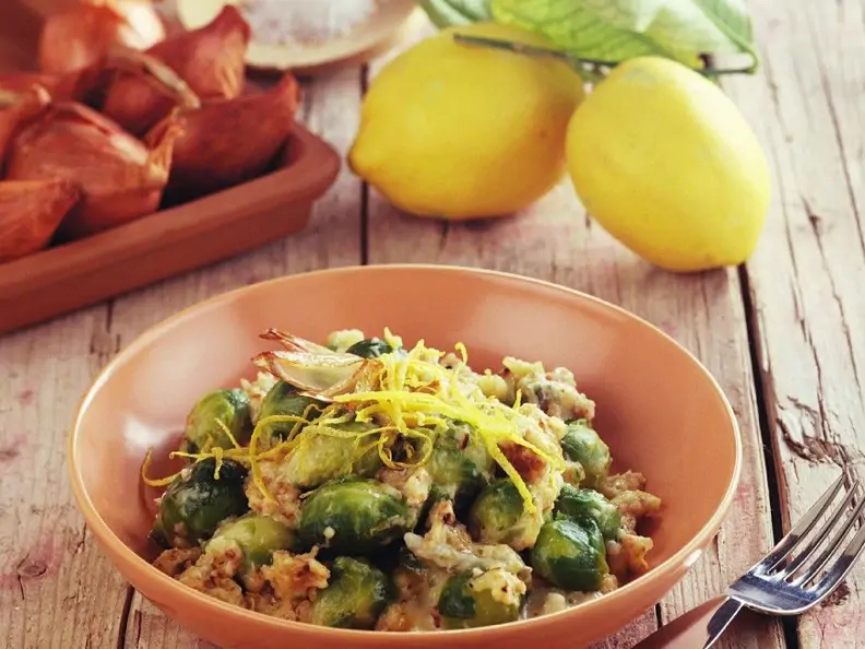 Rosenkohl mit Käse