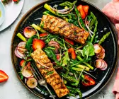 Spargelsalat mit Lachs