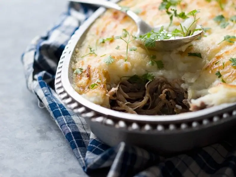 Confit mit Püree
