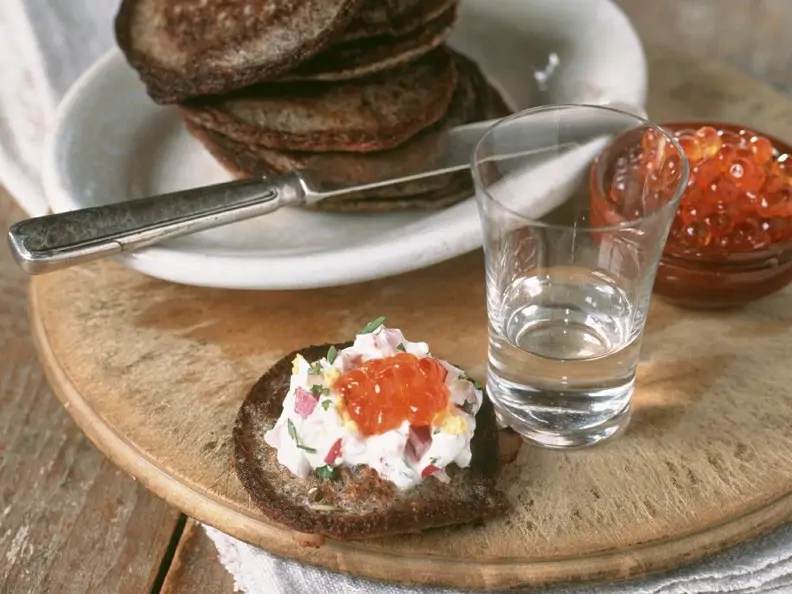 Kaviar-Blinis