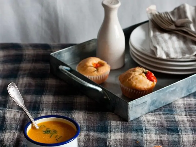 Pikante Dinkel-Muffins
