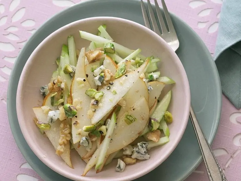 Fruchtsalat mit Käse