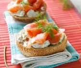 Lachs-Bagel