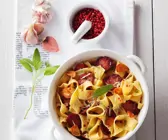 Bandnudeln mit Salsiccia