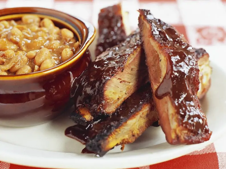 Schweinerippen mit Barbecuesauce