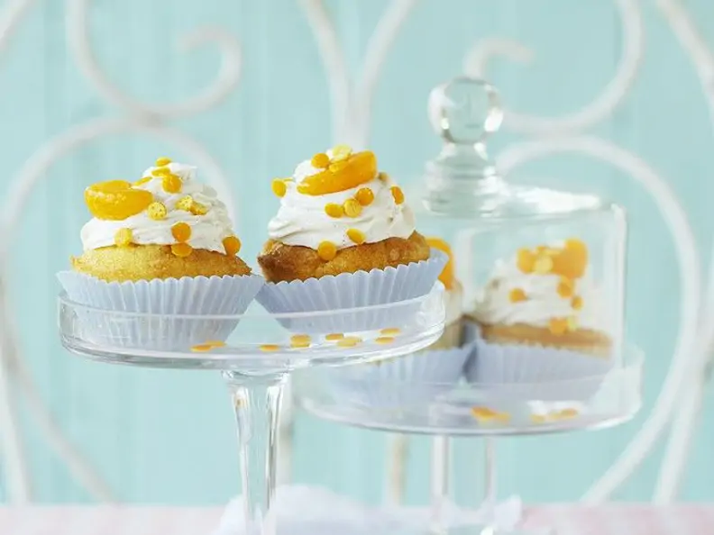 Mandarinen-Cupcakes