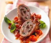 Involtini mit Tomate und Mozzarella