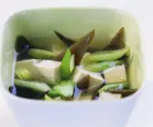 Misosuppe mit Lauch und Tofu
