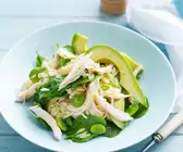 Orzo-Nudeln mit Avocado