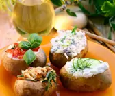 Ofenkartoffeln mit Füllung