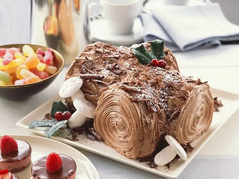 Weihnachtlicher Kuchen aus Frankreich