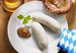 Klassische Weißwürste