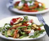 Pfannengemüse mit Paprika und Shiitake
