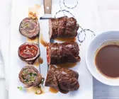 Rinderrouladen mit Gemüsefüllung