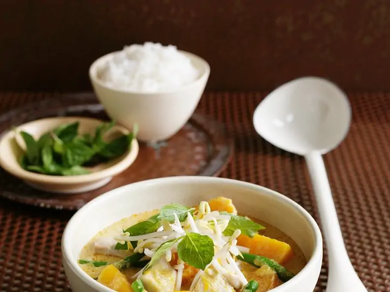 Hähnchencurry mit Kürbis