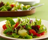 Blattsalat mit Gemüse