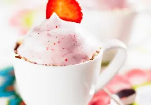 Erdbeermousse ohne Gelatine