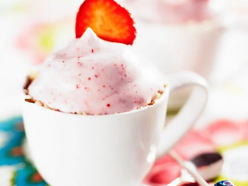 Erdbeermousse ohne Gelatine