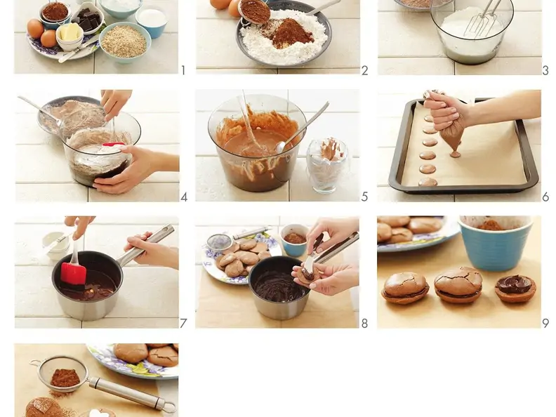 Schoko-Macarons