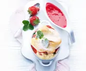 Quark-Erdbeerngratin