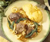 Kalbsleber mit Zwiebeln