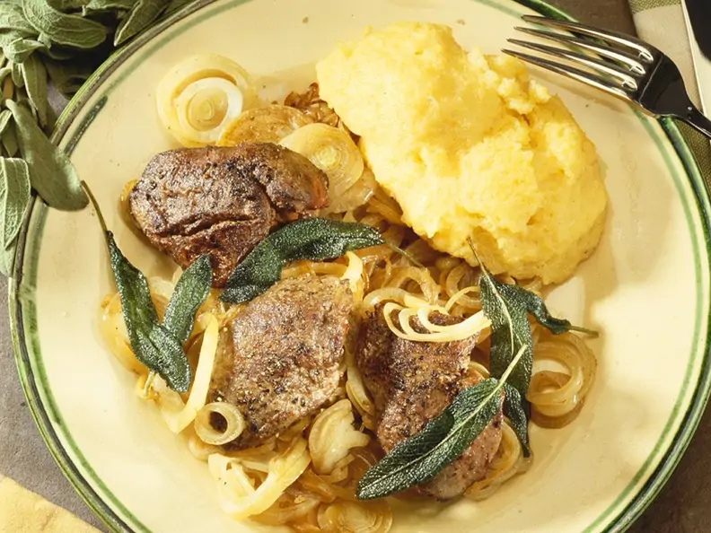 Kalbsleber mit Zwiebeln