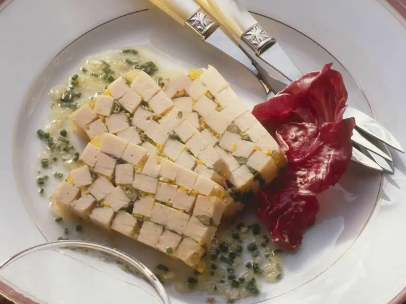 Putenterrine mit Vinaigrette