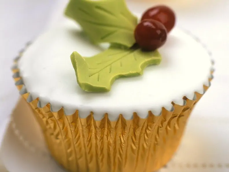 Weihnachts-Cupcake