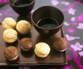 Macarons in verschiedenen Geschmacksrichtungen