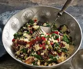 Couscous-Spinatsalat