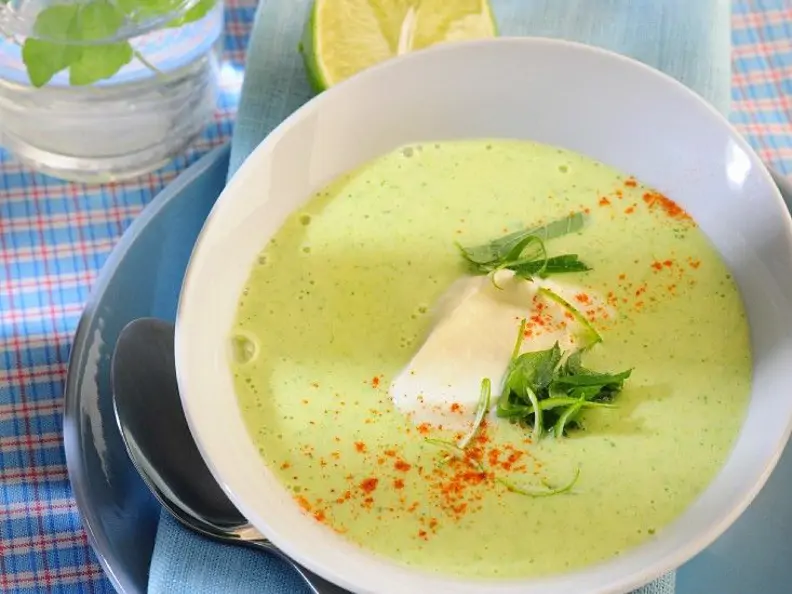 Zucchinicremesuppe